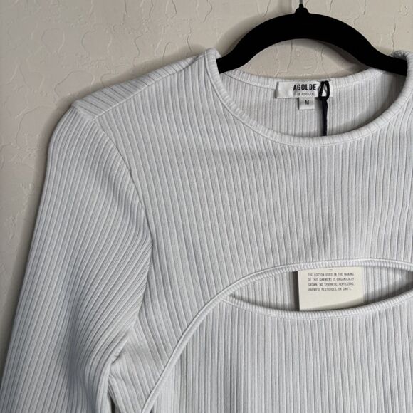 AGOLDE Lyza Cut Out Rib Top - Picture 3 of 6